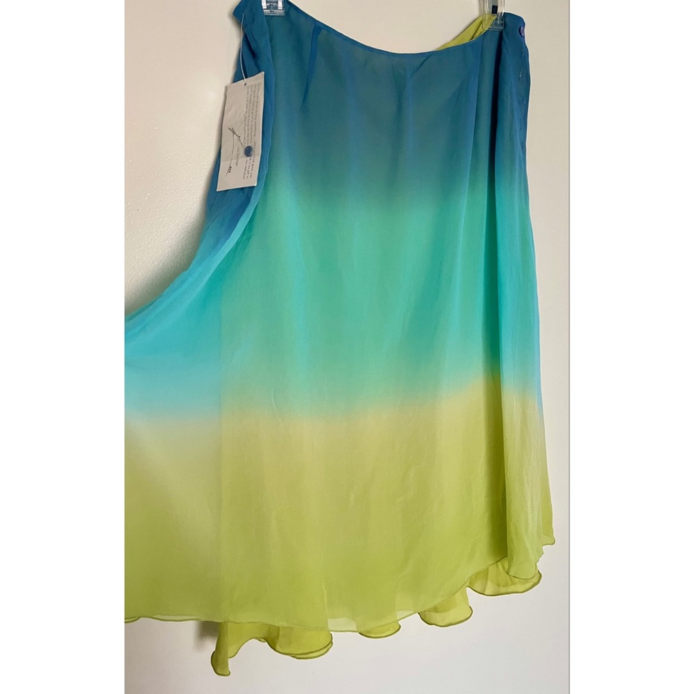 New Rare Randolph Duke The Look 100% Silk Skirt 12